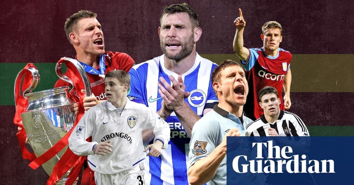 米尔纳创造英超出场纪录,654次顶级联赛出场成就