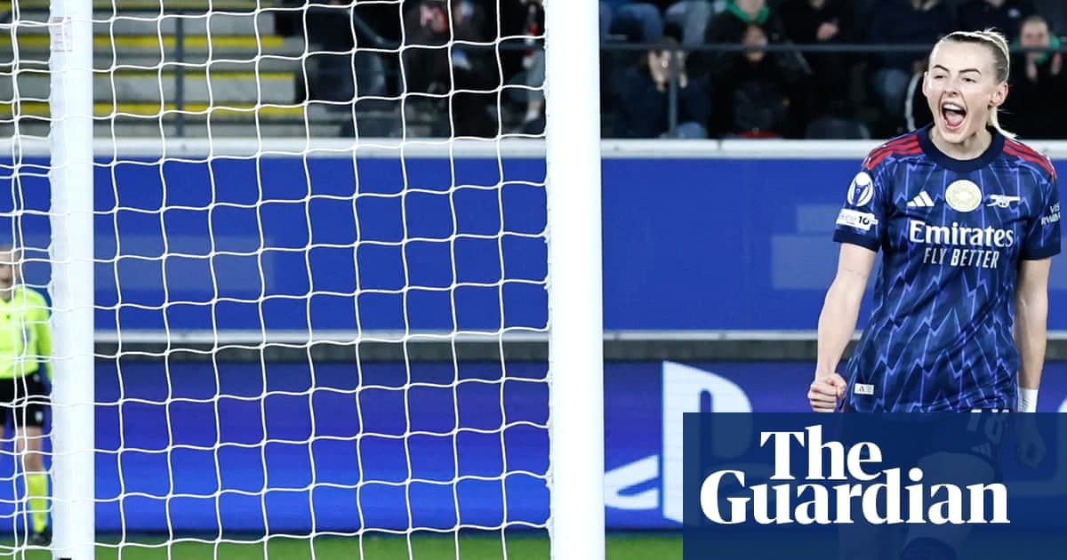 阿森纳女足4-0击败OH Leuven,距女子欧冠八强仅一步之遥